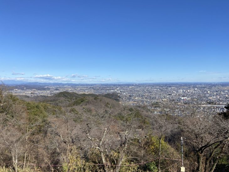 大平山から