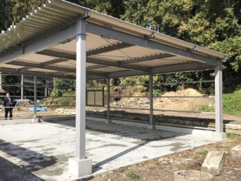 愛車を守る、フルオーダーの大型カーポート｜F様邸｜栃木県