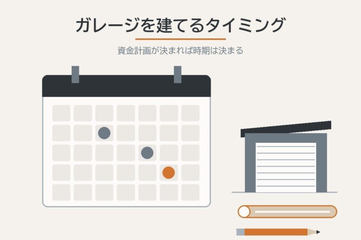 ガレージを建てるタイミングと資金計画
