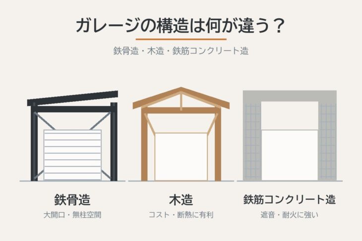 鉄骨造・木造・鉄筋コンクリート造の違い